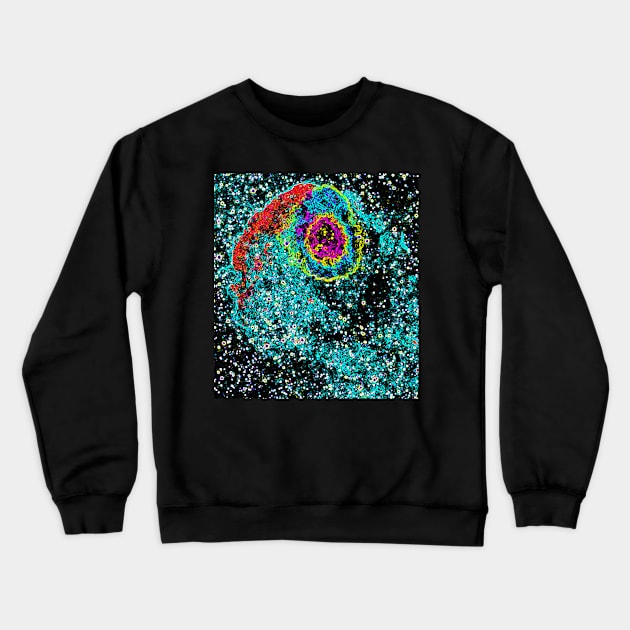 Black Panther Art - Glowing Edges 518 Crewneck Sweatshirt by The Black Panther